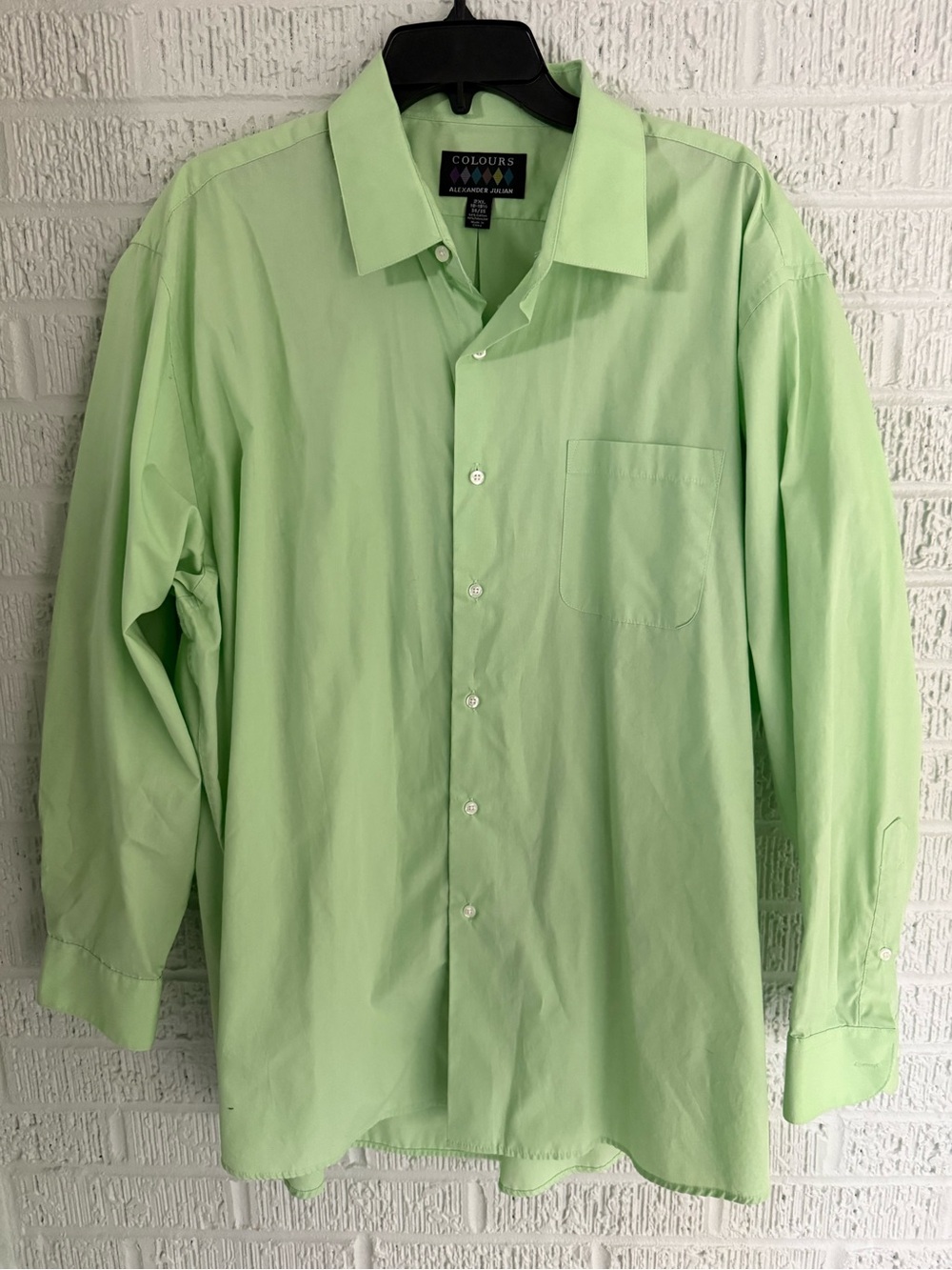Green dress shirt